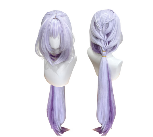 Shadora Casotrice cosplay costume with matching wig, featuring detailed design and vibrant colors for a complete character look.