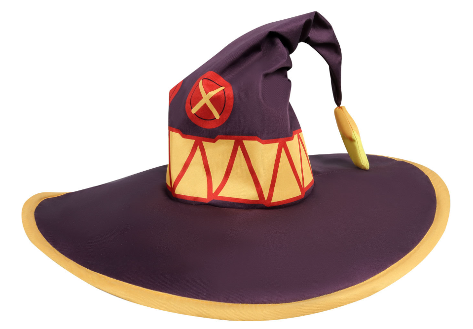 Shadora Megumin cosplay with red wig and costume from Konosuba, featuring detailed costume and vibrant red hair.