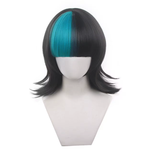Kirara cosplay with black wig from Jujutsu Kaisen by Shadora, featuring detailed costume and styled hair for authentic look