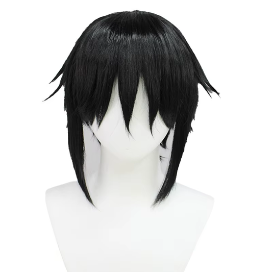 Sebastian Cosplay with black wig from Kuroshitsuji, featuring detailed costume and styled hair, by Shadora.
