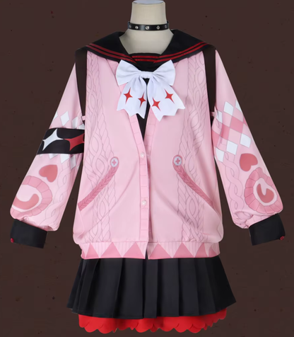Shadora Yuzuha cosplay and wig from Zenless Zone Zero with detailed costume and long, styled wig in the image.