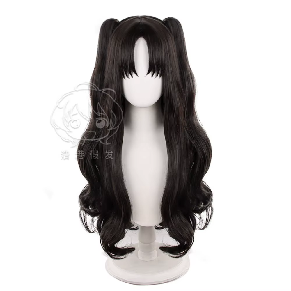 Shadora Rin Tohsaka cosplay wig from Fate/Stay Night, featuring long red hair styled for accurate cosplay appearance.
