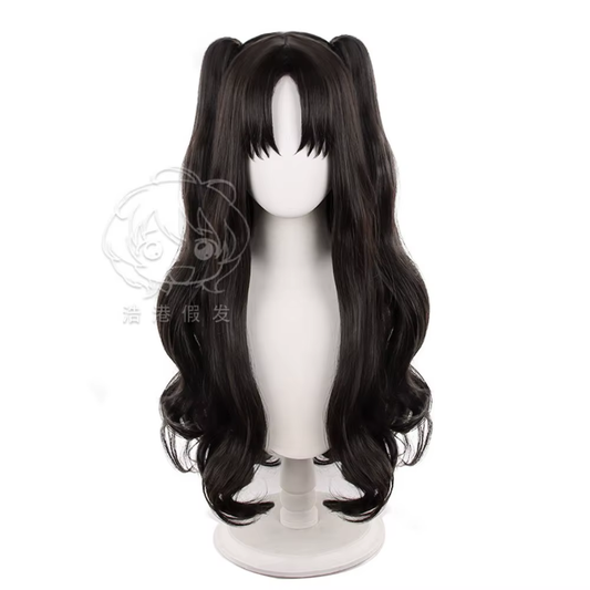 Shadora Rin Tohsaka cosplay wig from Fate/Stay Night, featuring long red hair styled for accurate cosplay appearance.