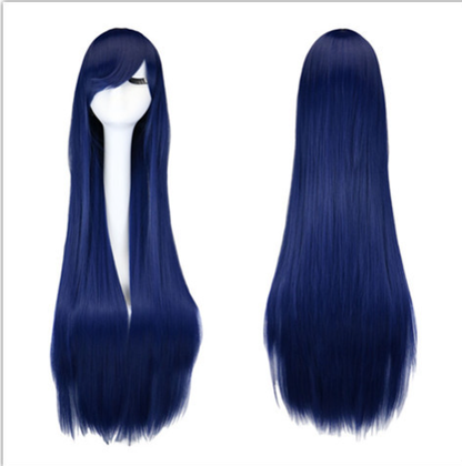 High-quality Ahri cosplay costume with matching wig by Shadora, featuring vibrant colors and detailed design.