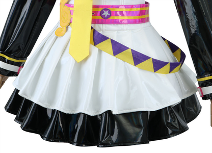 Shadora Muse Dash Kagamine Rin cosplay with wig, featuring detailed costume and vibrant blonde wig, perfect for anime fans and cosplay.