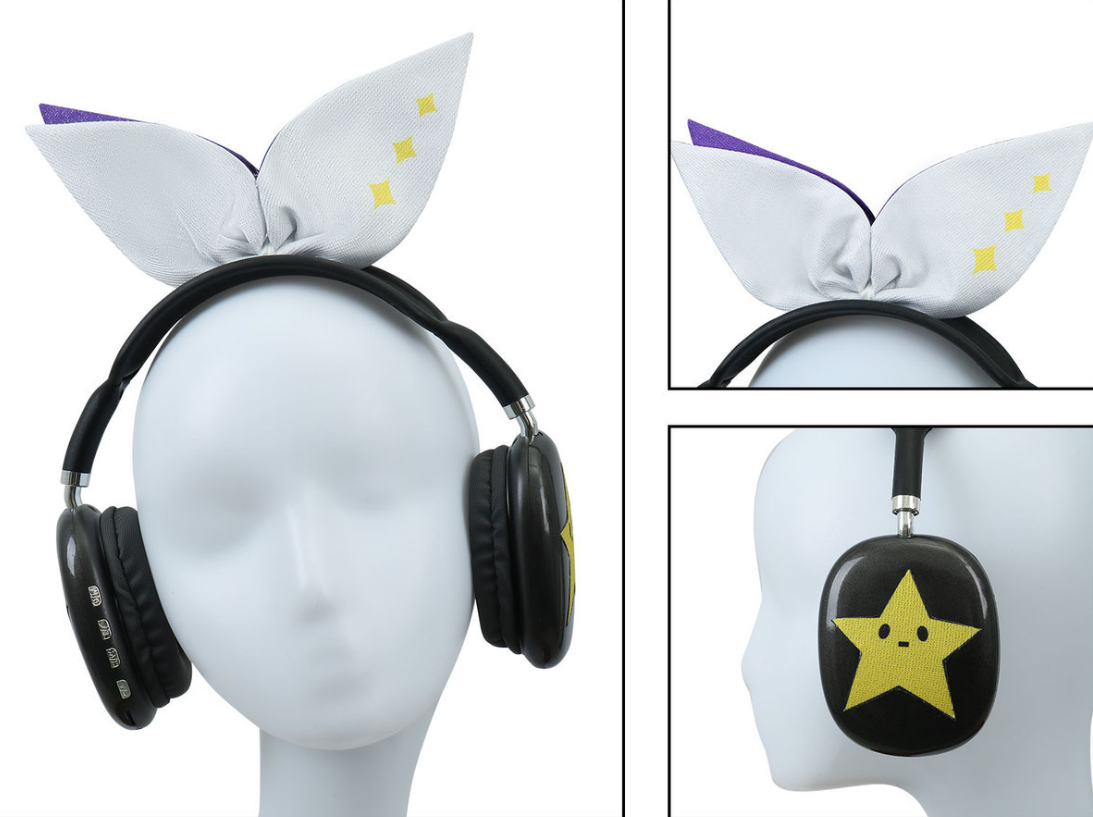 Kagamine Rin cosplay costume with blonde wig from Muse Dash, featuring a vibrant outfit and accessories, by Shadora.