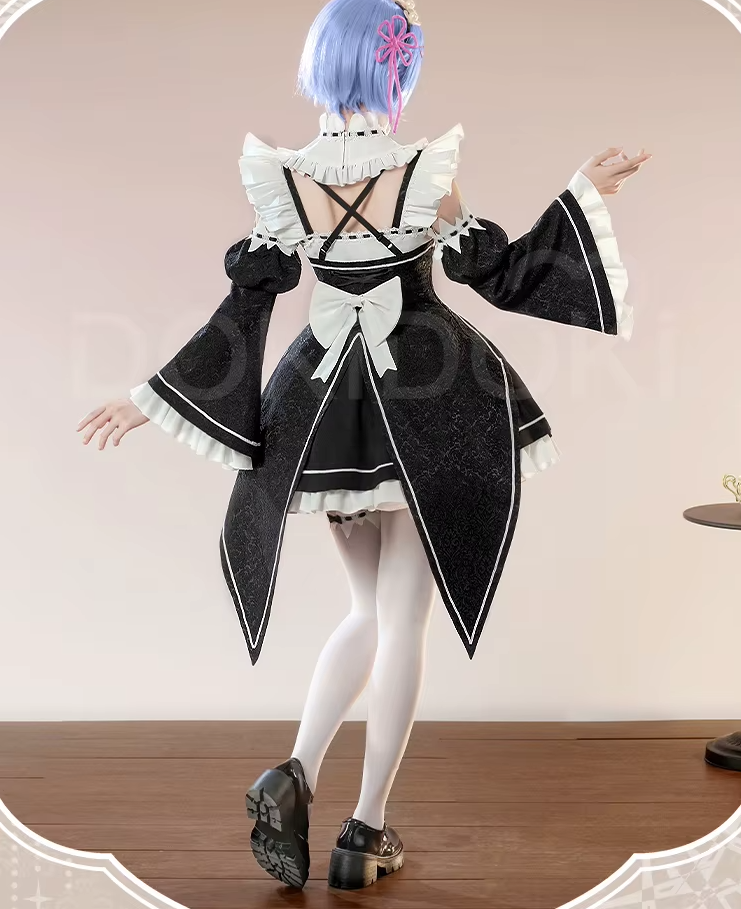 Re:Zero SR Kalite Rem/Ram cosplay costume from eprolo, featuring detailed fabric and design elements of the popular character outfits.