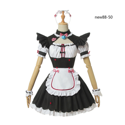 Shadora Chocola vanilla cosplay costume with matching wig, featuring detailed fabric and styling for cosplay or costume events.