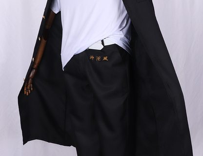 Shadora Tokyo Revengers Mikey cosplay uniform, featuring detailed costume with jacket and accessories for authentic character look.