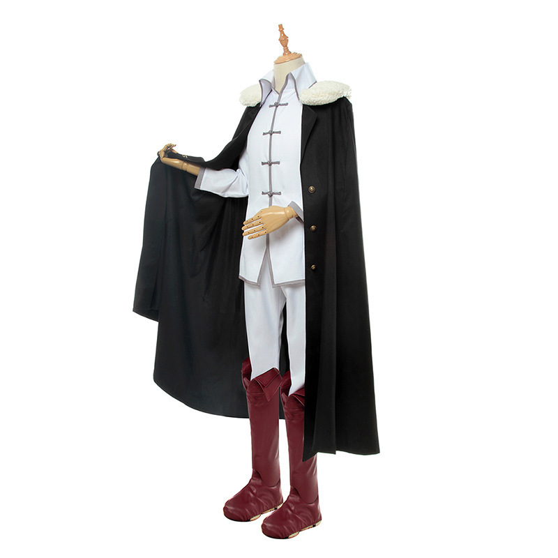 Fyodor cosplay costume with wig from Bungo Stray Dogs, featuring detailed clothing and accessories, by Shadora.