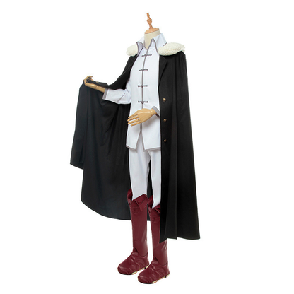 Fyodor cosplay costume with wig from Bungo Stray Dogs, featuring detailed clothing and accessories, by Shadora.