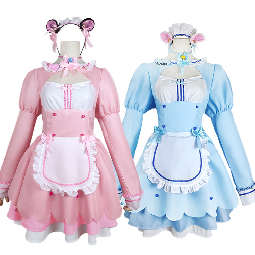 Shadora Vanilla Chocola Cosplay with matching wig, featuring detailed costume and accessories for a charming, anime-inspired look.