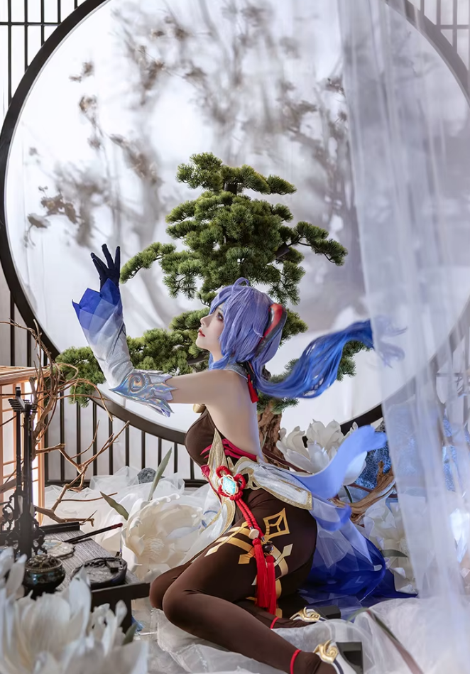 Ganyu Cosplay (&Peruk) -  Genshin Impact