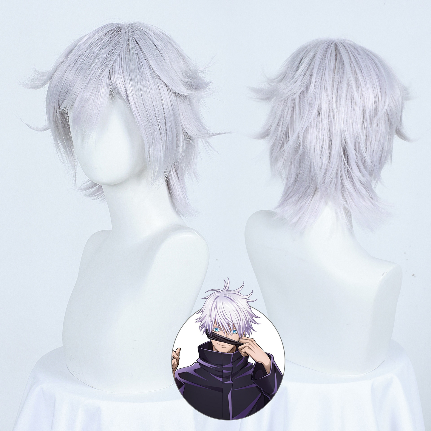 Gojo Cosplay (&Peruk) - Jujutsu Kaisen