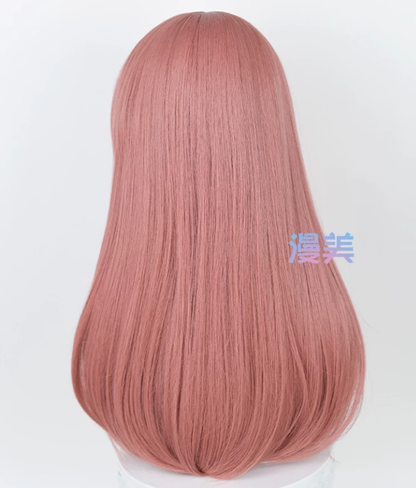 Shadora Miku Nakano cosplay wig with long pink hair and side twin tails, styled for anime costume or cosplay use.