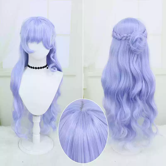 Robin cosplay costume and wig from Honkai Star Rail by Shadora, featuring detailed costume and vibrant red wig.
