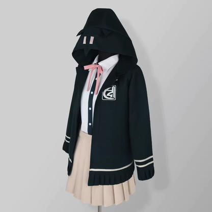 Chiaki Nanami cosplay costume with wig from Danganronpa, featuring detailed character outfit and accessories, by Shadora.