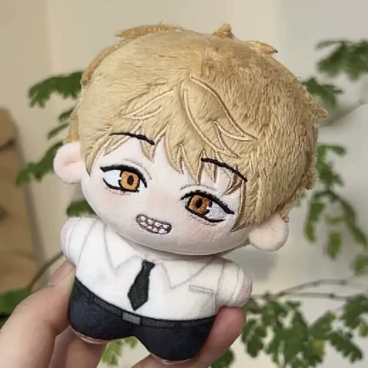 Shadora Chainsaw Man plush toy featuring character with detailed design and vibrant colors, soft and cuddly for fans.