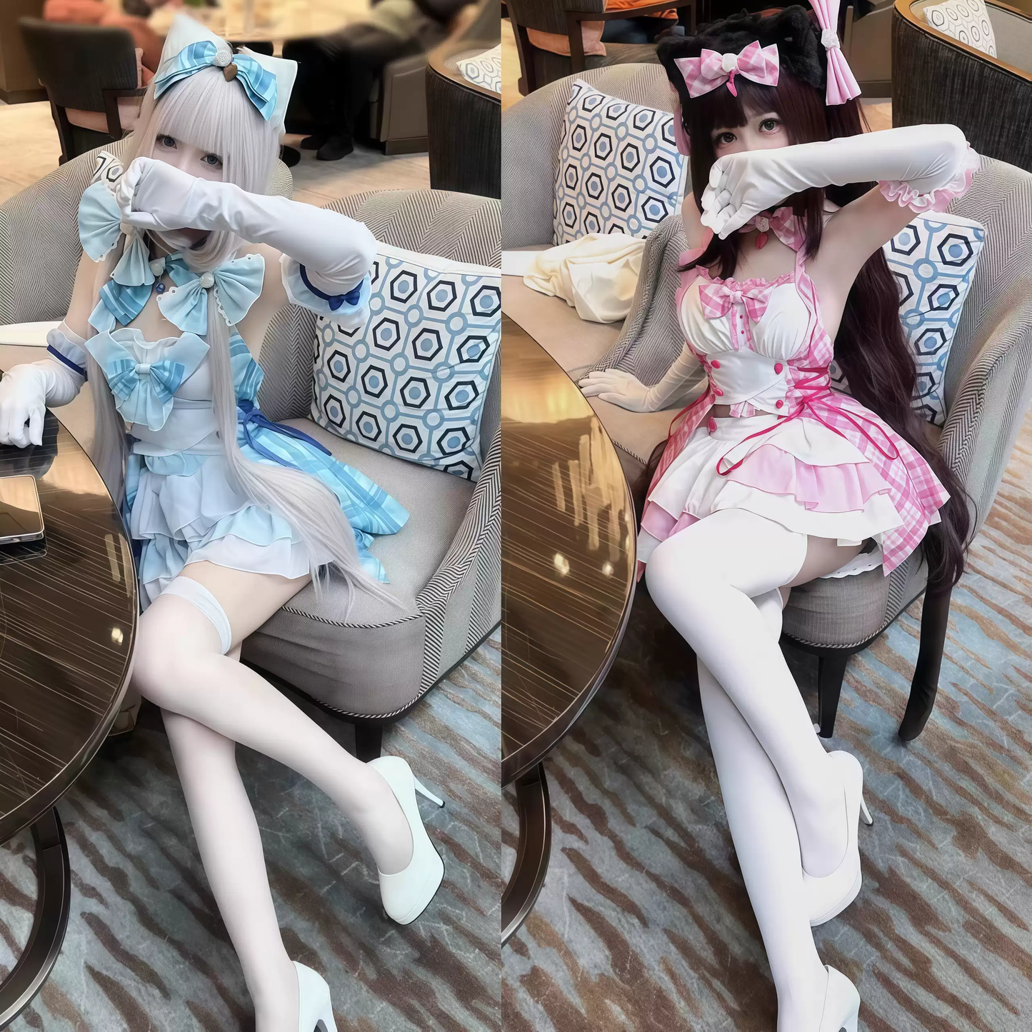 Vanilla / Chocola Cosplay (&Peruk) - Nekopara