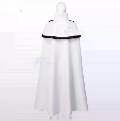 Shadora Julius Juukulius cosplay and wig from Re:Zero, featuring detailed costume and styled blonde wig on model.