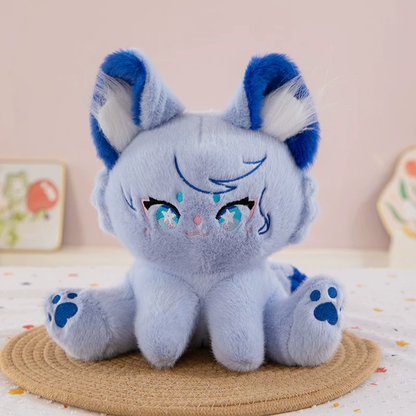 Shadora Genshin Impact Kedi Peluşlar plush toys featuring colorful, soft cat characters perfect for cuddling and display.