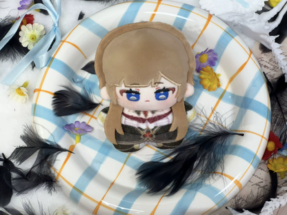 Shadora Fatui Peluşlar from Genshin Impact, soft plush toys featuring Fatui characters with detailed, colorful designs.