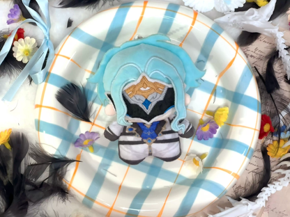 Shadora Fatui Peluşlar from Genshin Impact featuring plush toys of Fatui characters in bright, detailed designs.