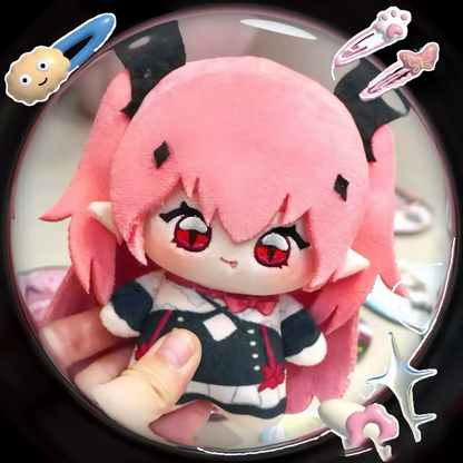 Shadora Krul Tepes Peluş plush toy with detailed vampire costume and red cape, soft and cuddly for collectors and fans.