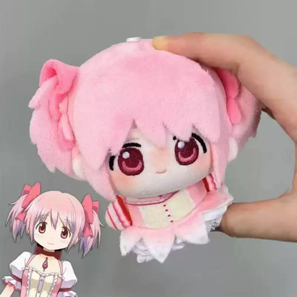 Shadora Madoka and Homura plush dolls with detailed features and soft fabric, perfect for collectors and fans.