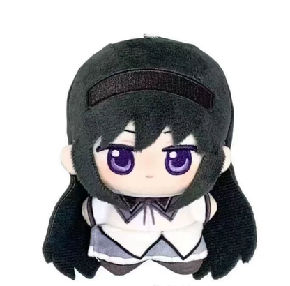 Shadora Madoka and Homura plush dolls featuring detailed fabric and embroidery, ideal for collectors and fans.