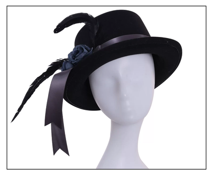 Black Butler Ciel Cosplay costume with black wig, featuring detailed clothing and accessories, perfect for themed cosplay events.