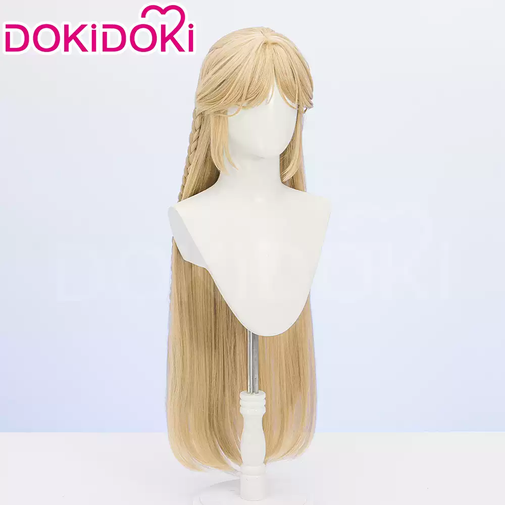 Cartethyia cosplay and wig from Wuthering Waves by Shadora, featuring detailed costume and long, styled brown hair wig.