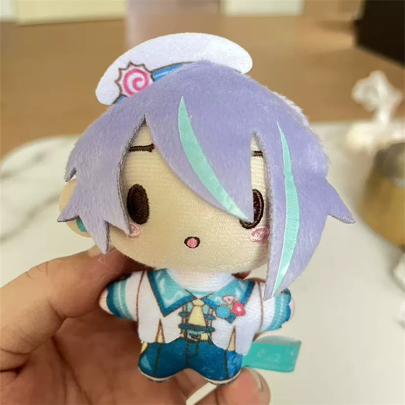 Shadora Project SEKAI plush toys featuring colorful, soft characters on a white background, ideal for collectors and fans.
