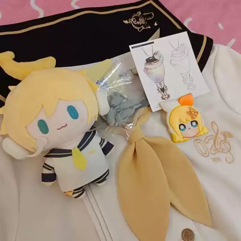 Shadora Kagamine Rin and Len plush toys from Project SEKAI, soft fabric, detailed character design, perfect for fans and collectors.