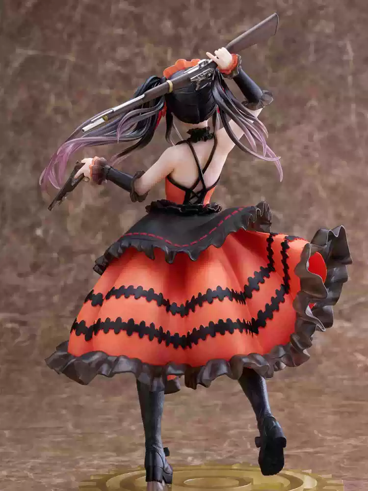 Kurumi Tokisaki figurine by Shadora, detailed anime character figure with intricate costume and vibrant colors, front view.