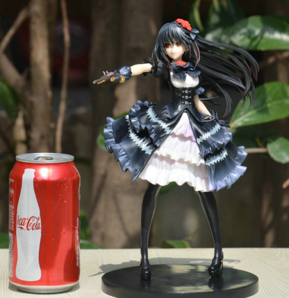 Kurumi Tokisaki figure by Shadora featuring detailed design and vibrant colors, showcasing her iconic outfit and dynamic pose.