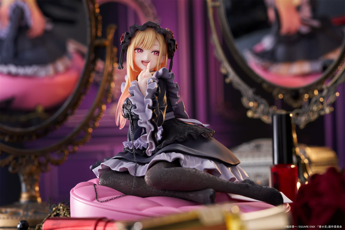 Shadora Shizuku-Tan Marin Kitagawa figurine featuring detailed anime character sculpture on a stand