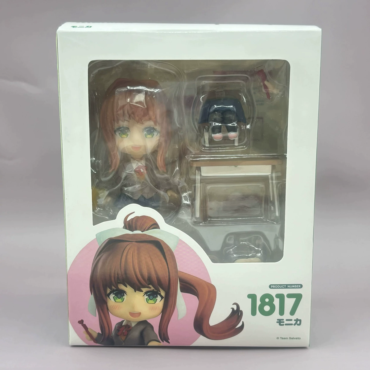 Shadora Doki Doki Literature Club! chibi figures featuring colorful, stylized characters on a white background.