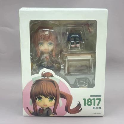 Shadora Doki Doki Literature Club! chibi figures featuring colorful, stylized characters on a white background.