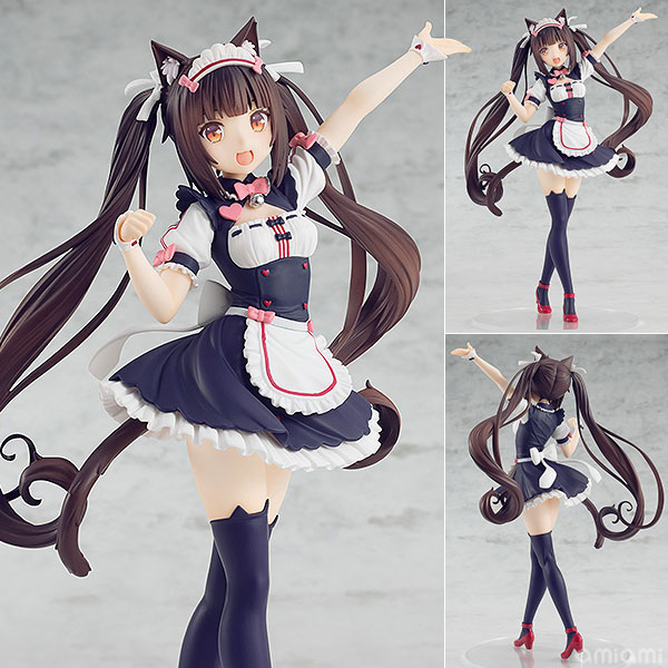 Shadora Chocola and Vanilla Nekopara figurines, detailed anime character figures on a neutral background.