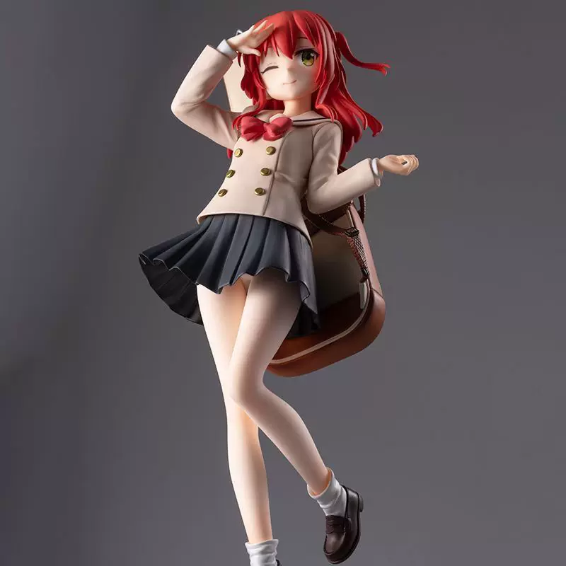 Ikuyo Kita figure from Bocchi the Rock by Shadora, showing a detailed anime character with colorful outfit and expressive pose.