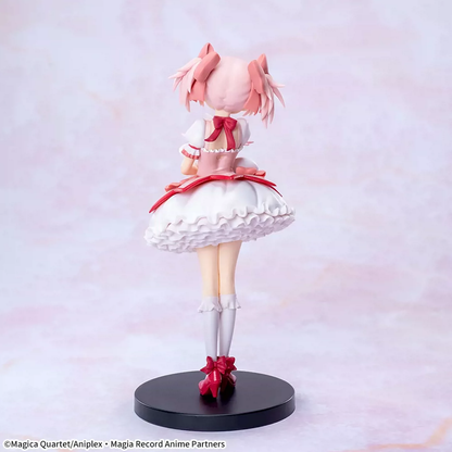 Madoka Kaname figurine from Madoka Magica by Shadora, showcasing her in a detailed pose with magical accessories.