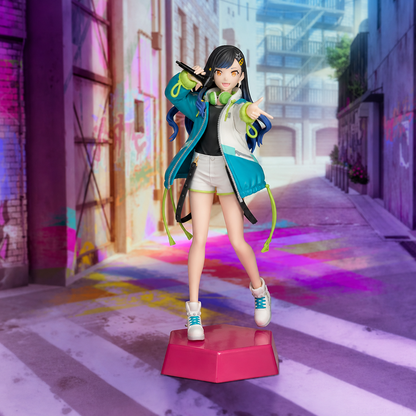 Vivid BAD SQUAD figures from Project SEKAI by Shadora, featuring colorful characters in dynamic poses.