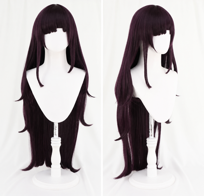 Shadora Mikan cosplay with orange wig and costume, featuring vibrant colors and detailed accessories for anime costume enthusiasts.