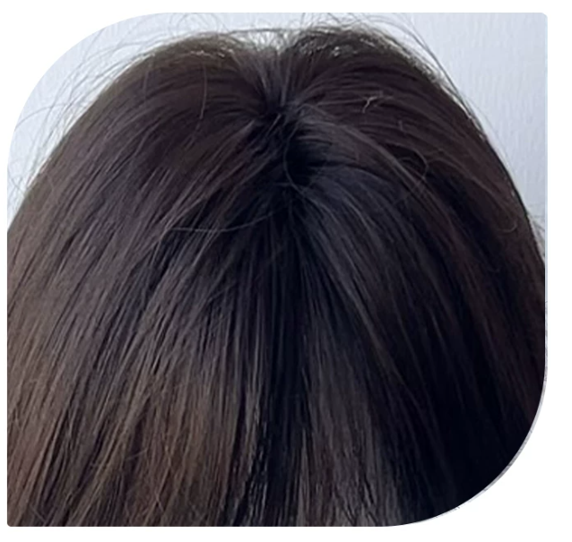 Siyah Katlı Hime Cut Peruk