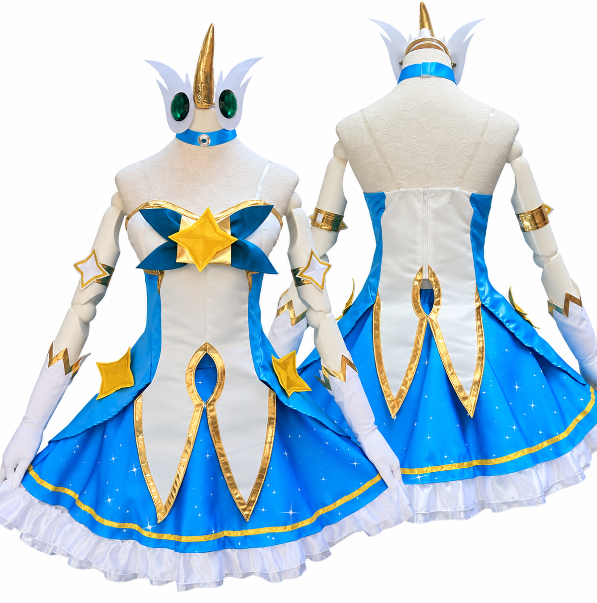 Yıldız Muhafızı Soraka Cosplay (&Peruk) - League of Legends