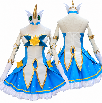 Yıldız Muhafızı Soraka Cosplay (&Peruk) - League of Legends