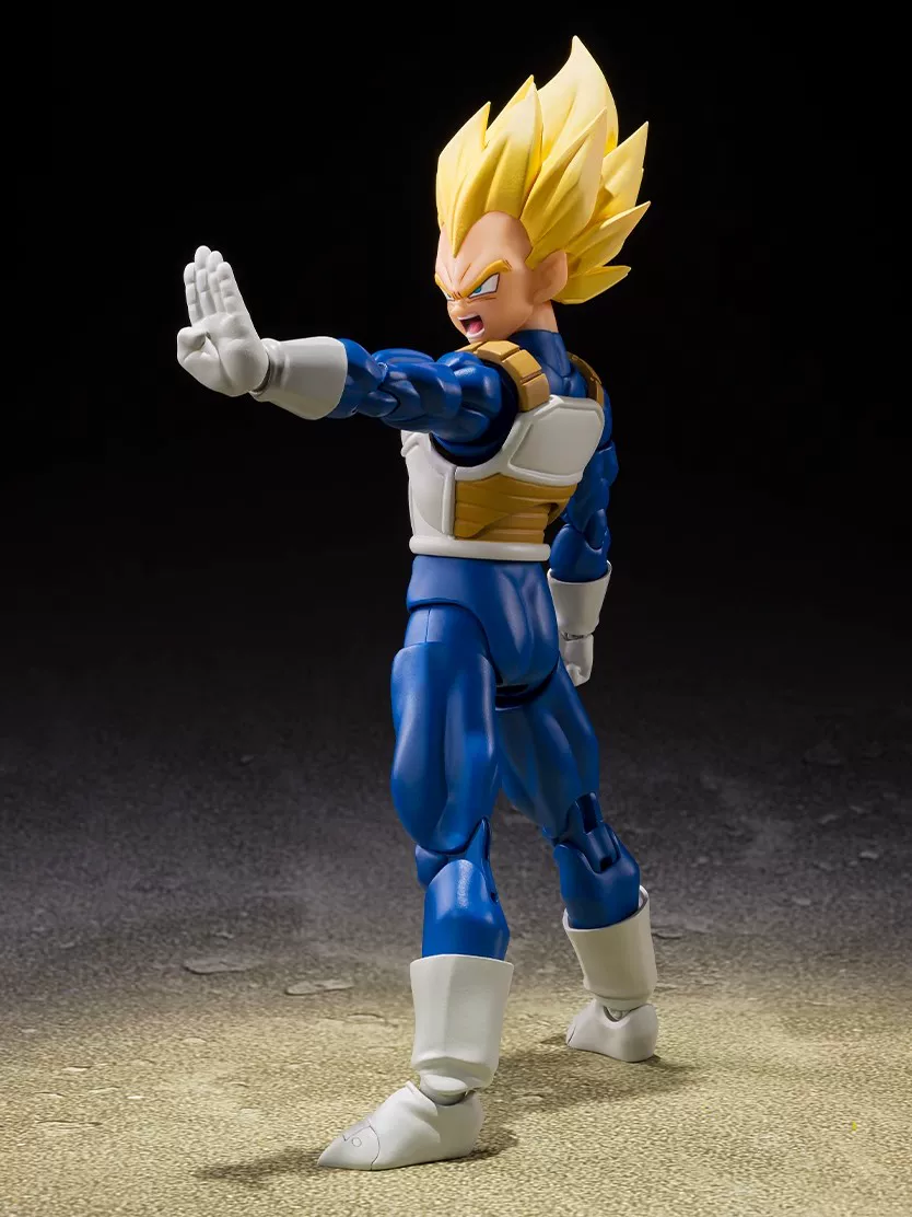 Shadora Vegeta figure standing with detailed costume and confident pose, collectible anime character figurine.