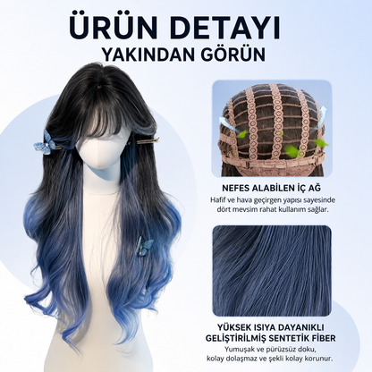 Mavi Siyah Peruk - 2