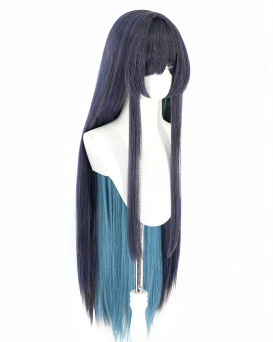 Shadora Ado cosplay with matching wig, featuring detailed costume and vibrant red hair styled for cosplay or costume events.